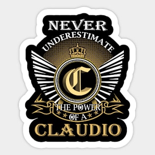 CLAUDIO Sticker